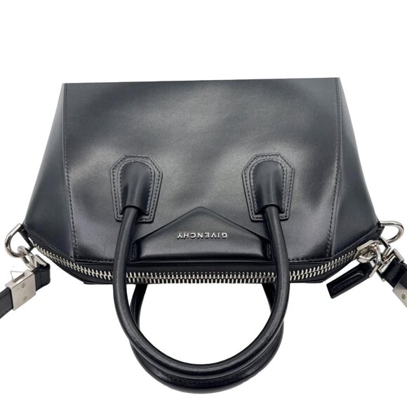 Givenchy  Antigona Leather Satchel Shoulder Bag Black - Picture 4 of 13